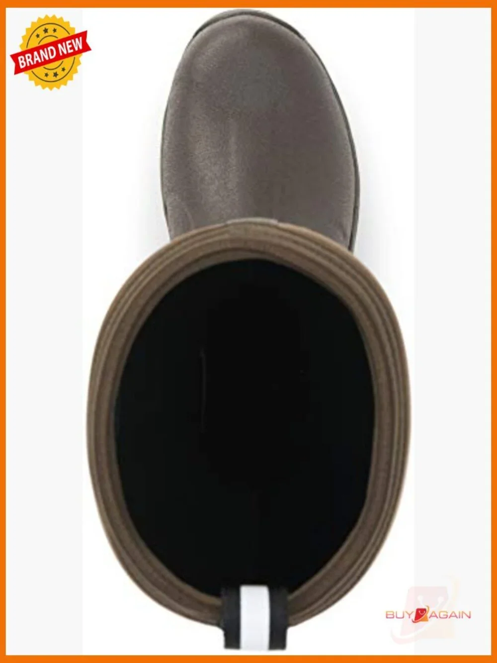 Men's Wetland Calf-High Neoprene Boots Waterproof Pull-On Work Boots
